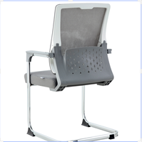 Vente en gros pas cher prix bonne qualité chaise de formation accoudoir bureau bibliothèque chaise d'hôpital fixe base chromée chaise pas cher
