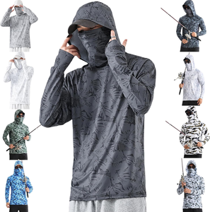 Máscara de Pesca Unissex com Capuz |   100% Poliéster UPF 50+ Proteção Solar Leve Rápido Secagem Roupas de Desempenho Proteção UV Contra Insetos - Product Image 2