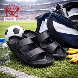 Sandalias duraderas de EVA con dos correas, soporte de arco, hebillas ajustables, suela impermeable antideslizante para el hogar y exteriores, venta al por mayor. - Product Image 6