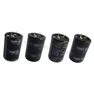 Capacitor eletrolítico 160V 12000uf 15000uf 18000uf 22000uf Pin de alumínio Super OEM para automotivo em caixa preta