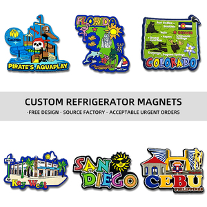 מדבקות ויניל <span class=keywords><strong>PVC</strong></span> מבריקות בהתאמה אישית, מגנטים רכים למקרר בצורות שונות לקישוט הבית - Product Image 2