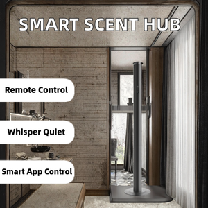 Difusor de Aromas Eléctrico Inteligente de Metal Ultra Silencioso, Purificador de Aire con Control Táctil y Remoto, 1 Año de Garantía - Product Image 2