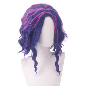 Perruque de cosplay Ainizi bleu mélangé violet Lady Nagant de <span class=keywords><strong>My</strong></span> <span class=keywords><strong>Hero</strong></span> <span class=keywords><strong>Academia</strong></span> pour femmes - Product Image 3