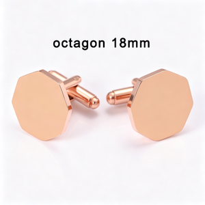 Mancuernillas de Acero Inoxidable Grabadas con Láser Personalizadas, Mancuernillas Clásicas Francesas para Camisa de Negocios para Hombre - Product Image 6