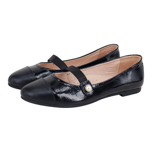 Ragazze adolescenti casuale decorazione della Perla di base piatta pattini di estate del bambino in vera pelle morbida di stile di balletto scarpe - Product Image 2