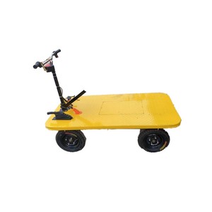 China Supplier Transport Cargo Flatbed Electric Cart <b>Platform</b> <b>Trolley</b> Cargo Machine Transport <b>Trolleys</b> for Sale - Product Image 2