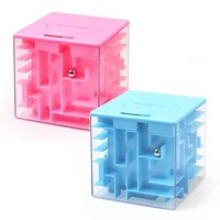 Caja de rompecabezas de laberinto de dinero para niños, juegos de rompecabezas de laberinto divertido, gran oferta de Amazon
