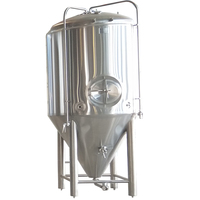 Garde-corps conique à double paroi en acier inoxydable, 500 l, 50HL, 40bb