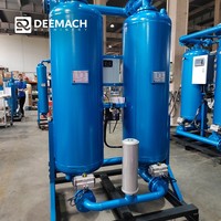 Sécheur d'air par absorption DEEMACH 1,5-200 m³/min, sécheur déshydratant régénératif sans chaleur à double tour industriel pour système d'air comprimé