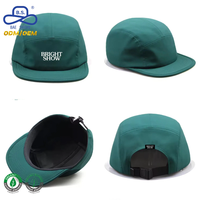 Gorra de Béisbol de 5 Paneles, de Nailon, Secado Rápido, Impermeable, con Logotipo Personalizado con Impresión 'BRIGHT SHOW', para Uso Casual Unisex