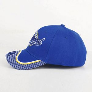 Casquette de baseball unisexe en tissu mesh à 6 panneaux pour sports de plein air et course à pied, broderie 3D, calotte rigide, 100 % polyester, boucle métallique - Product Image 2
