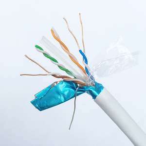 สายเคเบิลเครือข่าย Cat6 FTP ความยาว 305 เมตร ทองแดงแบบตีเกลียว 8 แกน ป้องกันสัญญาณรบกวนแบบชั้นเดียว - Product Image 2