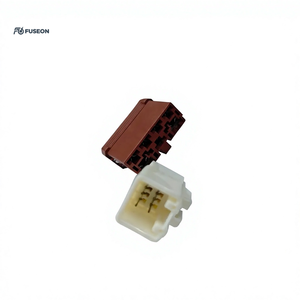 Faisceau de câblage personnalisé pour capteur automobile, faisceau de câblage à branche unique avec connecteur cyan, OEM 12V 24V - Product Image 6