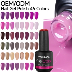 Nuevo Esmalte de Uñas en Gel UV Sólido Clásico de 15 ml, Larga Duración, Anti-Decoloración, Gel para Manicura, Logotipo Personalizado, Suministro al por Mayor Global - Product Image 1