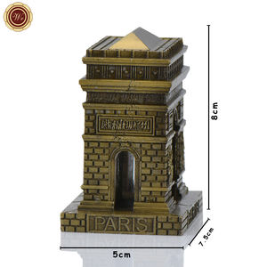 En gros Personnalisé 3d Métal Artisanat Bâtiment Modèle <span class=keywords><strong>Paris</strong></span> Arc <span class=keywords><strong>De</strong></span> Triomphe Miniature Bâtiment Souvenir pour Ornement <span class=keywords><strong>De</strong></span> Bureau - Product Image 3