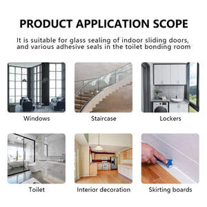 Sigillante per vetri auto in poliuretano, adesivo PU, kit di riparazione per parabrezza. - Product Image 3
