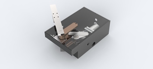 2025 thiết kế hiện đại kép năng lượng mặt trời Powered động cơ chống thấm nước ngầm tự động Swing cổng điều hành cho biệt thự kho sử dụng carin - Product Image 3