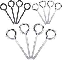 10 clés hexagonales standard avec boucle complète, clé Allen pour barres anti-panique, barres de sécurité, portes de salle de sport, en métal massif