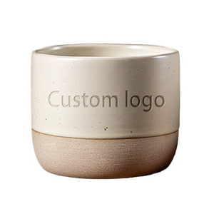 Tazza da Caffè con Logo Personalizzato, Stile Giapponese, <span class=keywords><strong>Tazze</strong></span> da Tè Kung Fu Senza Manico, Tazza Vintage per Bevande, Tazza in Ceramica per Espresso - Product Image 3