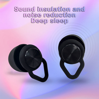 Bouchons d'oreilles réutilisables en silicone EP004plus, 4 tailles, embouts remplaçables, réduction du bruit, protection auditive pour l'étude et les concerts, noir et blanc