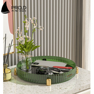 Boîte <span class=keywords><strong>de</strong></span> rangement multifonctionnelle à double couche rotative domestique - Product Image 5