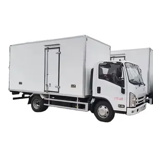 ISUZU 4X4 5tons รถบรรทุกตู้แช่แข็งเนื้อปลาตู้เย็น Isuzu รถบรรทุกตู้เย็นรถบรรทุก