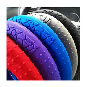 Zomer Stuurhoes Anti Slip Handgreep Cover Universele Zachte Siliconen Auto Stuurhoes