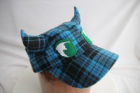 Casquette de baseball unisexe en tissu Oxford 100 % coton, respirante et imperméable, motif petit diable à carreaux de dessin animé mignon, personnalisable, avec lettres
