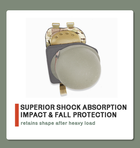 Rodilleras y Coderas Deportivas de Espuma EVA de Ajuste Universal, Bandas Elásticas Ajustables Suaves con Carcasa Curva de TPU para Escalada y Entrenamiento - Product Image 6