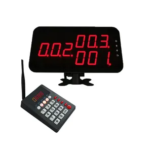 Wireless Queue Management System Restaurant Calling Number System Factory Price Wireless Waiter Calling System