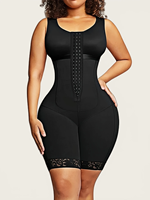 En gros Body sculptant amincissant intégral pour femmes, en nylon fin respirant, effet ventre plat, style colombiana