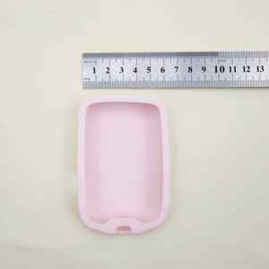 Funda <span class=keywords><strong>de</strong></span> silicona rosa para <span class=keywords><strong>medidor</strong></span> <span class=keywords><strong>de</strong></span> <span class=keywords><strong>glucosa</strong></span> en sangre Logo personalizable <span class=keywords><strong>Freestyle</strong></span> Libre Protector suave <span class=keywords><strong>de</strong></span> seguridad ecológico - Product Image 2