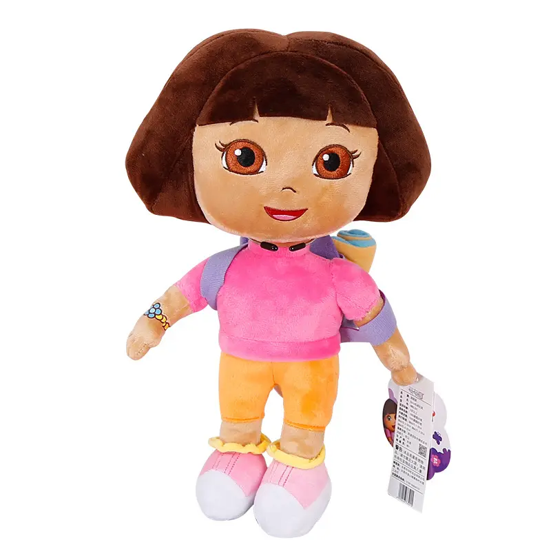 Dora Explorer peluş bebek Dora karikatür oyuncaklar maymun dolması yumuşak TV ve filmler çocuklar peluş oyuncak noel hediyeleri için