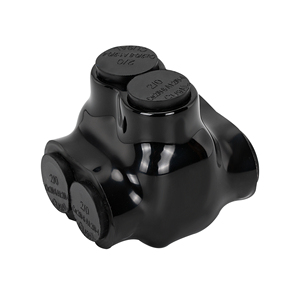 Tahan lama Dual Entry konektor terisolasi aluminium Splice blok kawat konektor keran untuk campuran tembaga aluminium kabel - Product Image 1