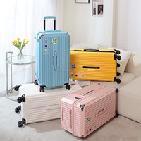 Valise de voyage rigide grande capacité 30 pouces, extra épaisse, avec serrure TSA, en ABS PC, 5 roues avec frein