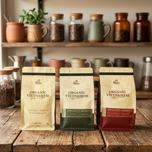กาแฟคั่วจากโรงงาน โรบัสต้า พรีเมียม S16-18 0.25 กก. กาแฟเข้มข้น กลิ่นหอมเข้ม รสชาติกลมกล่อม ดาร์กช็อกโกแลต สำหรับส่งออก - Product Image 6