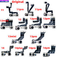 100% Original testé avant petit Module de caméra flexible pour iPhone 11 12 13 14 Pro Max Plus pièce de réparation de remplacement de téléphone portable