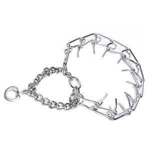 Kingtale einstellbares Haustier-Stahl-Chrom-Befäss Metall-Zange Trainingsvorschlüssel Choke-Kette Halsband für Hunde für Haustiere - Product Image 1