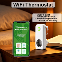 Prise intelligente thermostatique avec coque en PC ignifuge et vanne de mélange thermostatique pour chauffage domestique, prise AU