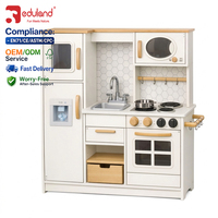 EDULAND OEM ODM Juego de Cocina de Madera, Juego de Imitación, Juguete Educativo para Niños, Juguetes de Cocina de Madera Real, Certificado EN71, Unisex