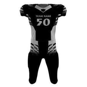 Uniforme de football américain unisexe sur mesure, manches courtes, respirant, plusieurs styles, uniforme de football américain pour vêtements de sport - Product Image 1