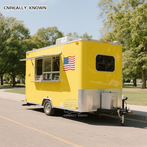 OEM Coffee Bar Truck Barbecue Cart Cook Trailer Mobile Kitchen Hotdog BBQ Food Trailers - Product Image 5