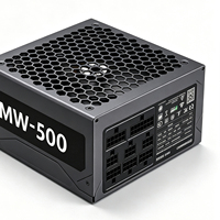 Alimentations PC Premium MW 450/550/650/750/850 avec Ventilateur Silencieux, Unité d'Alimentation ATX pour Ordinateur de Bureau