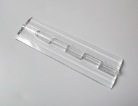 Charnières en PVC transparent de petite taille, 25*35, autocollantes, charnières en plastique autocollantes