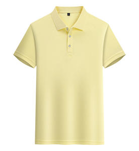 NOVEDAD DE VERANO 2024, Negocio de adelgazamiento de alta calidad para camisa <span class=keywords><strong>POLO</strong></span>, secado rápido, transpirable con diseño de estampado de doble borde blanco - Product Image 3
