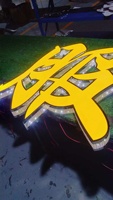 Lettres en relief 3D personnalisées en acrylique de qualité supérieure, éclairées par LED, avec transformateur, étanches, pour usage domestique, commercial, extérieur, mariages, bâtiments