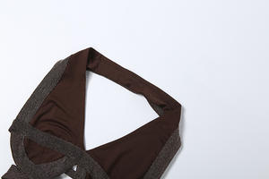 วิวิบลูค Z225ST02 ชุดเซ็ตผู้หญิงใหม่ เสื้อครอปสายเดี่ยวประดับเลื่อมพร้อมเข็มขัด กระโปรงยาวจีบ ชุดสองชิ้น - Product Image 5