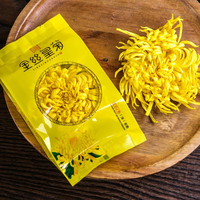Thé de chrysanthème doré de qualité supérieure, frais et 100% naturel, taille de floraison de 8 à 10 cm, paquet de 10 fleurs