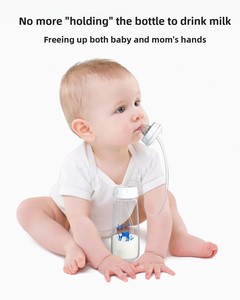 Nouveautés pour bébés : biberons 3 en 1 mains libres, sans BPA, en PP, pour nourrissons, ensemble de biberons pour l'alimentation au lait - Product Image 3