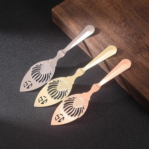 <span class=keywords><strong>Cuillère</strong></span> à cordes à café Accessoires de barre <span class=keywords><strong>Cuillère</strong></span> à <span class=keywords><strong>absinthe</strong></span> en acier inoxydable <span class=keywords><strong>Cuillère</strong></span> à <span class=keywords><strong>absinthe</strong></span> creuse Filtre à glace - Product Image 3